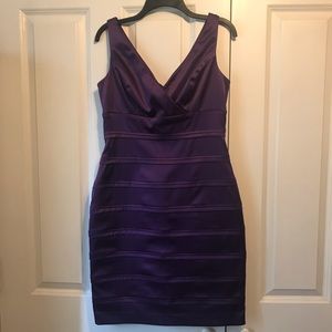 Purple Cocktail Dress